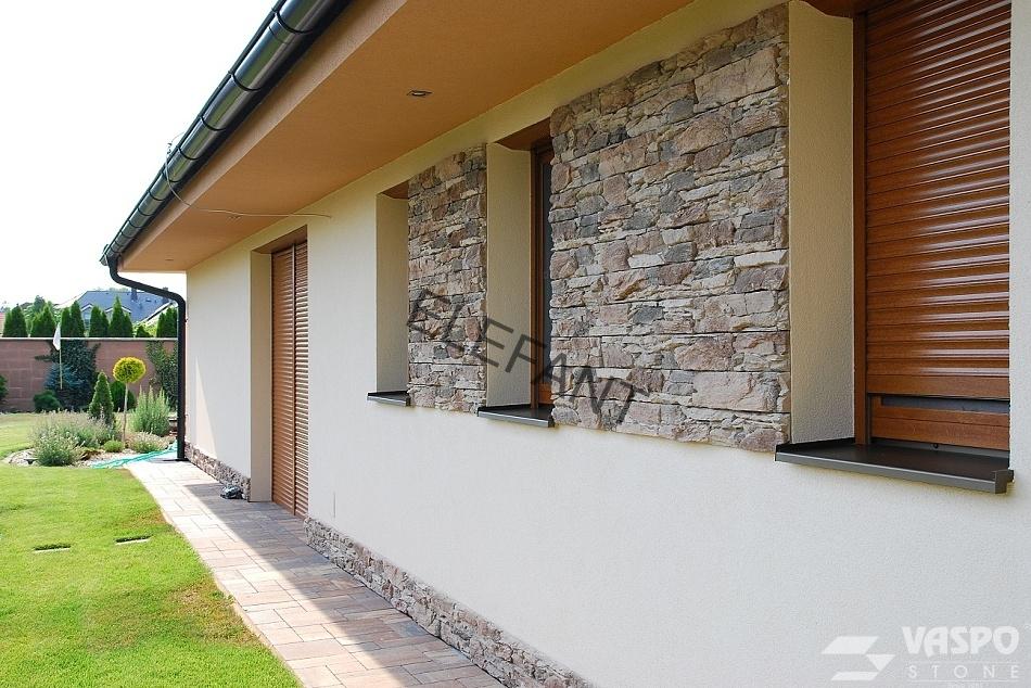 VASPO skála zvrásněná hnědý melír